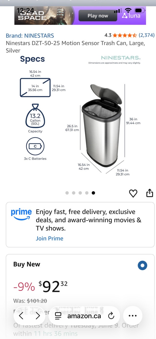 Auto Sensor Garbage bin - photo 5