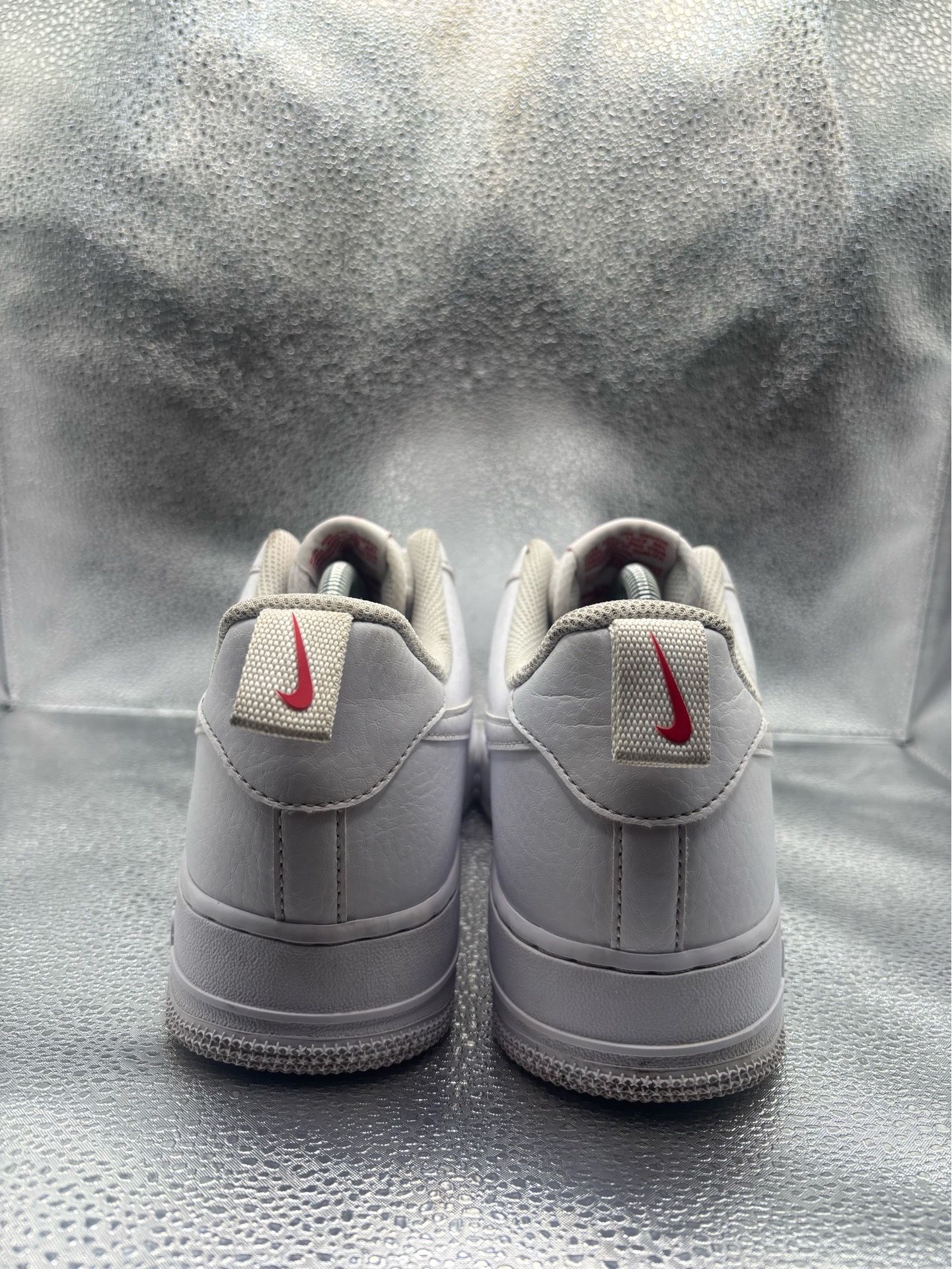 Nike Air Force 1 low SE white red mini Swoosh - photo 4