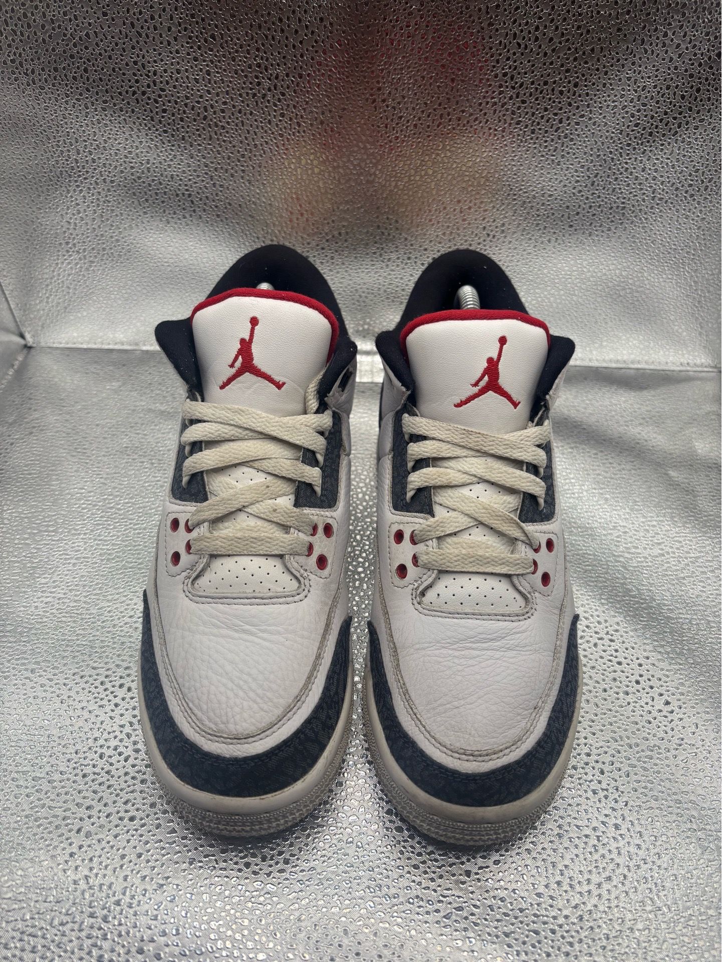 Air Jordan 3 SE Fire Red Denim GS - photo 2