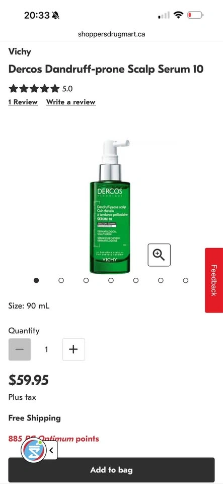 Dercos Dandruff-prone Scalp Serum 10 - photo 2