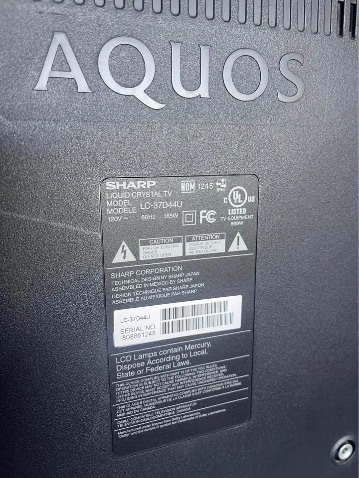SHARP AQUOS TV - photo 4