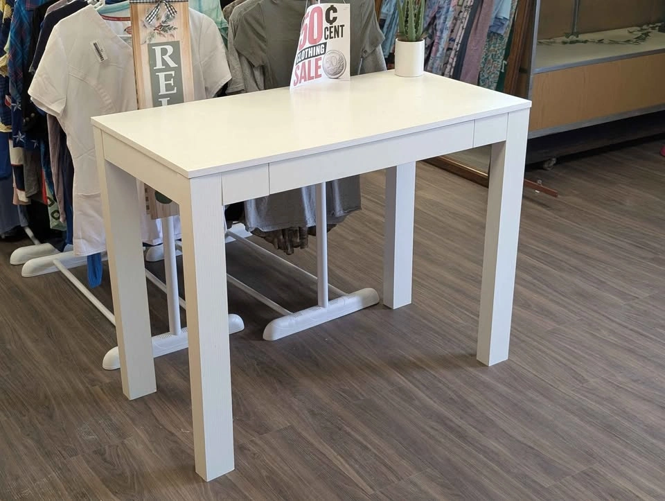 🤍 Basic White Desk w/ Large Drawer – Clean🤍 - photo 2