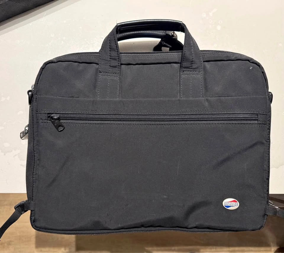 American Tourister Black Laptop Briefcase Bag