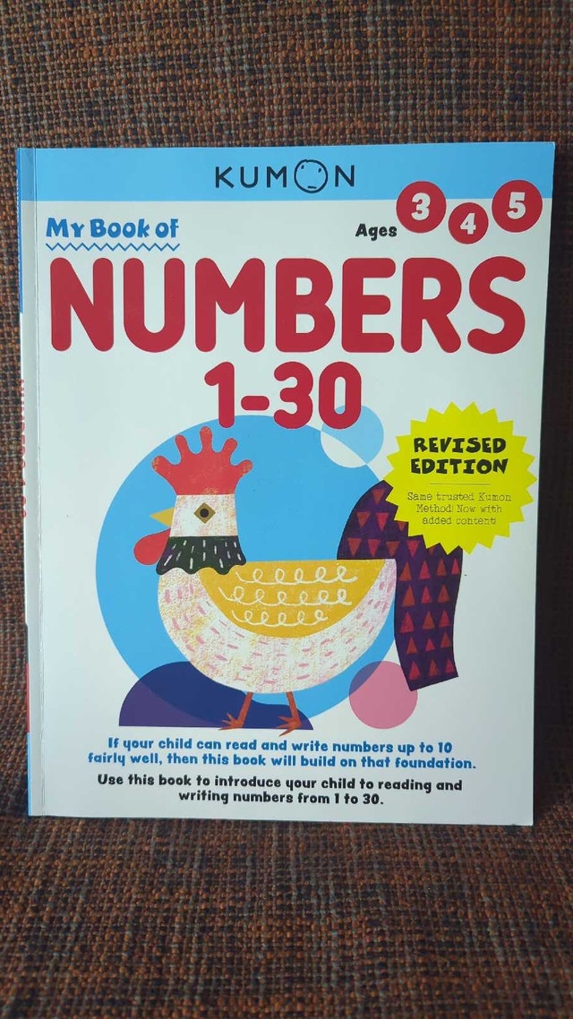 Kumon My Book of Numbers 1-30 Grades 1 - 2