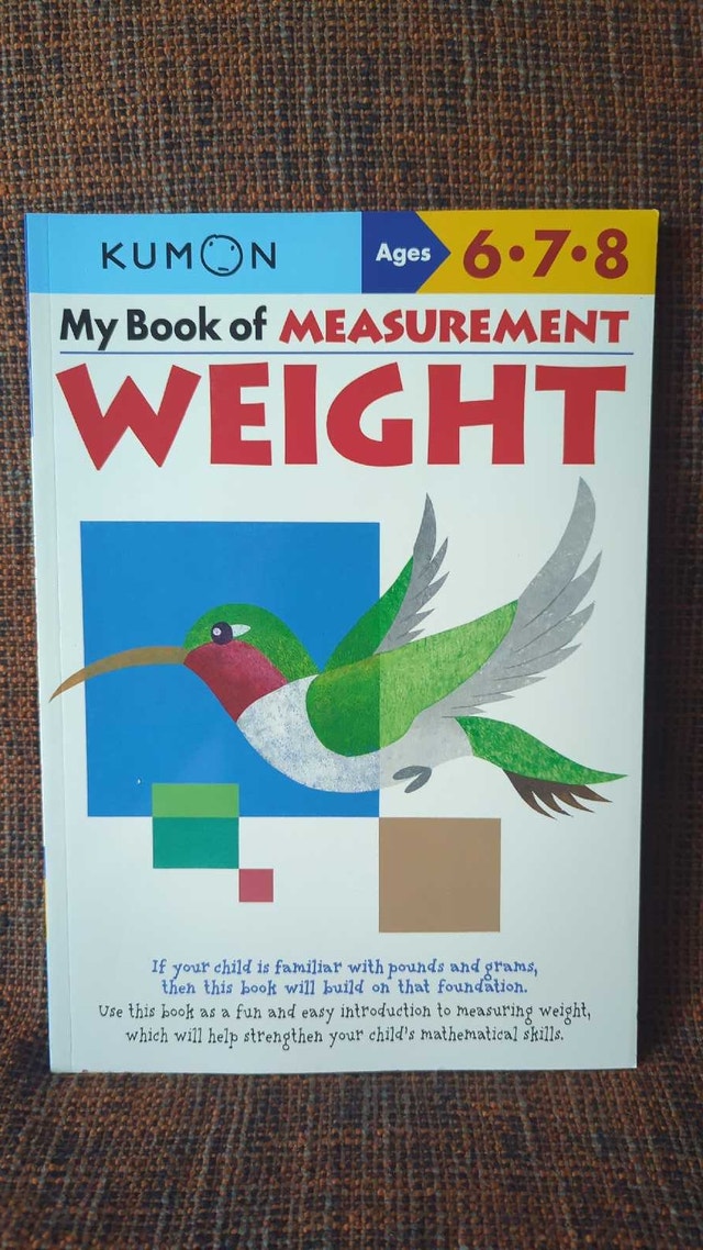 Kumon My Book of Measurement Weight Ages 6,7,8