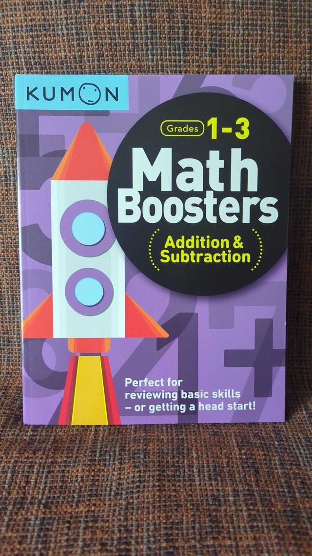Kumon Math Boosters Addition & Subtraction Grade 1 - 3