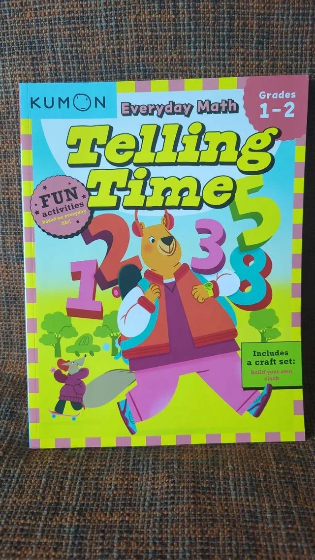 Kumon Everyday Math Telling Time Grades 1-2