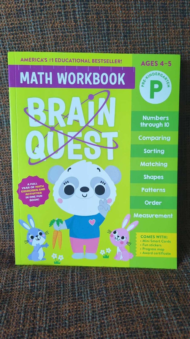 Brain Quest Math Workbook Ages 4-5