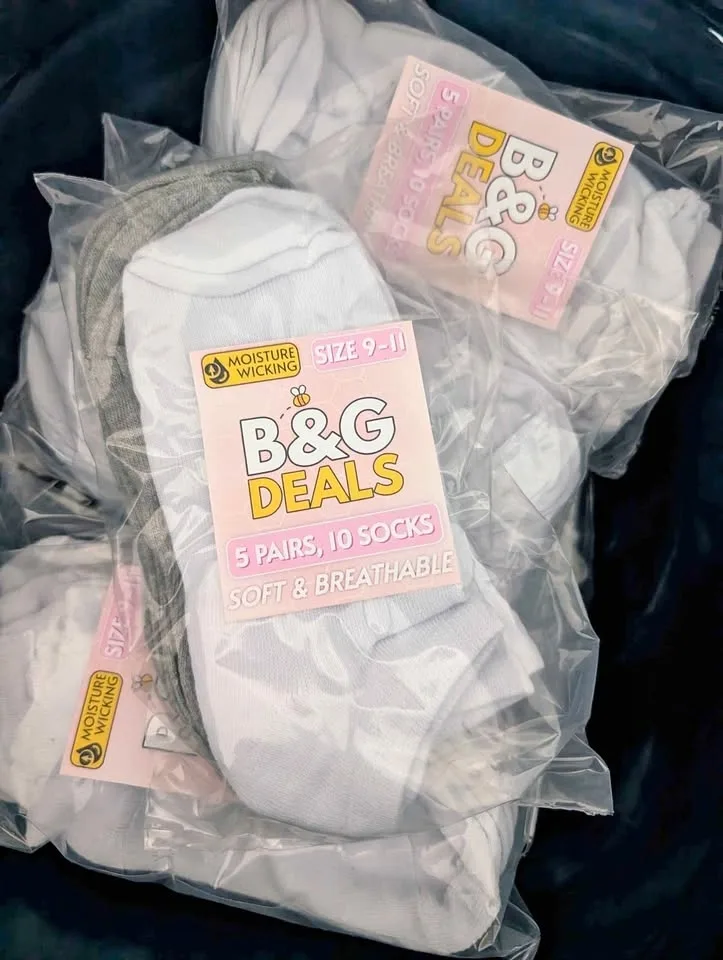Brand New socks! 5 Pairs Only 2.99!?