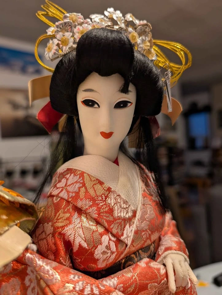 Japanese Geisha doll - photo 4