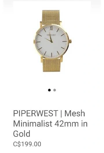 piper west wrist watch - photo 4