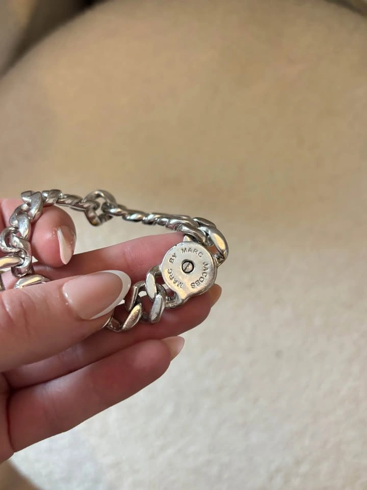 Marc by Marc Jacob’s SilverTone Katie Logo Link Bracelet - photo 3