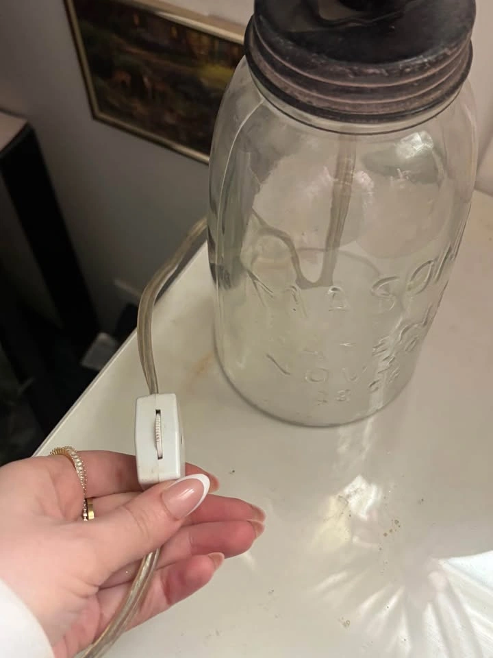 Mason Jar Lamp - photo 2