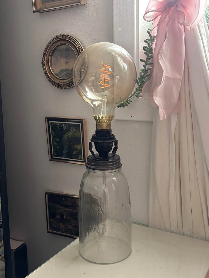 Mason Jar Lamp - photo 3