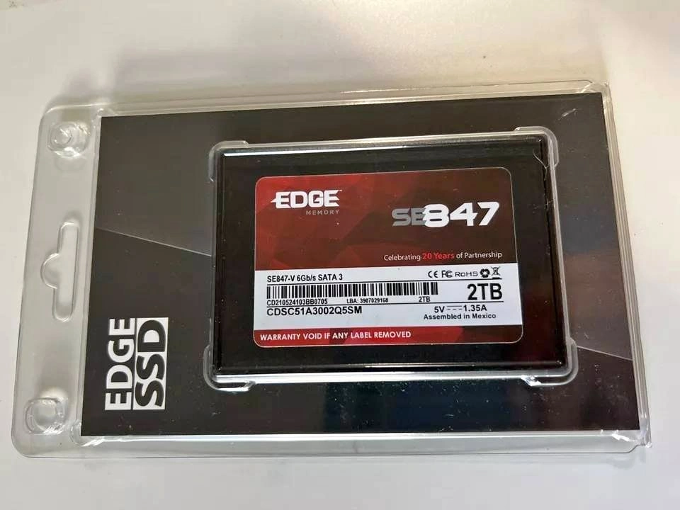 2TB EDGE SE847 SSD – Brand New – $160 Each