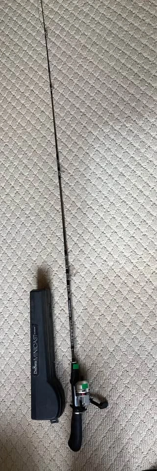 DAIWA Minicast 2 MC 59 & Daiwa 1.53m Rod With Case - photo 2