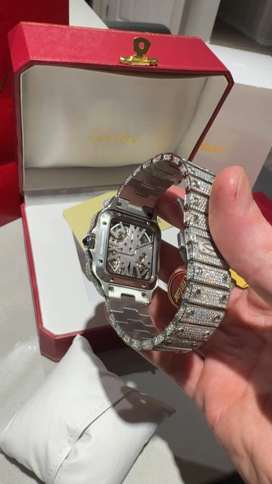 Stainless Steel Skeleton Watch - photo 3