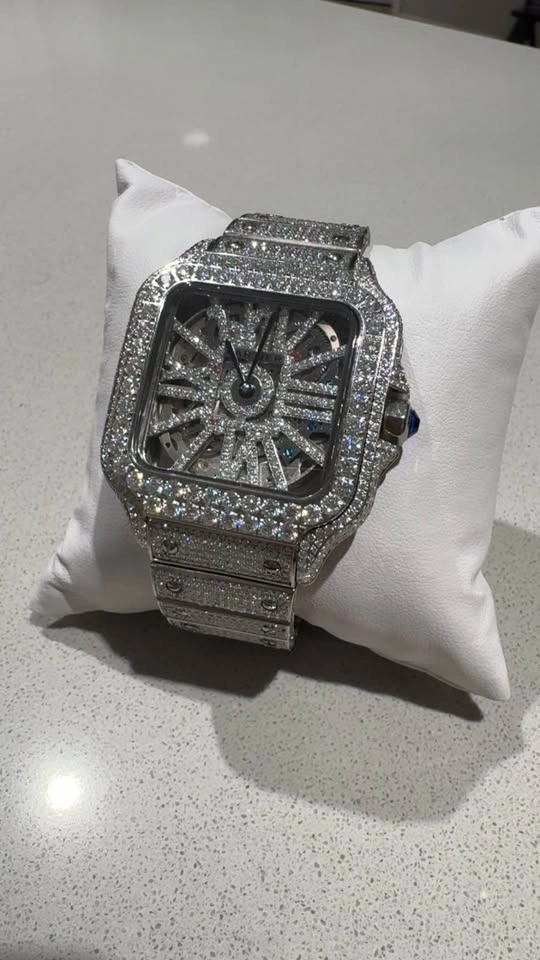 Stainless Steel Skeleton Watch - photo 4