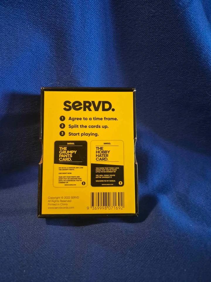 SERVD. His&hers couples card game - photo 2