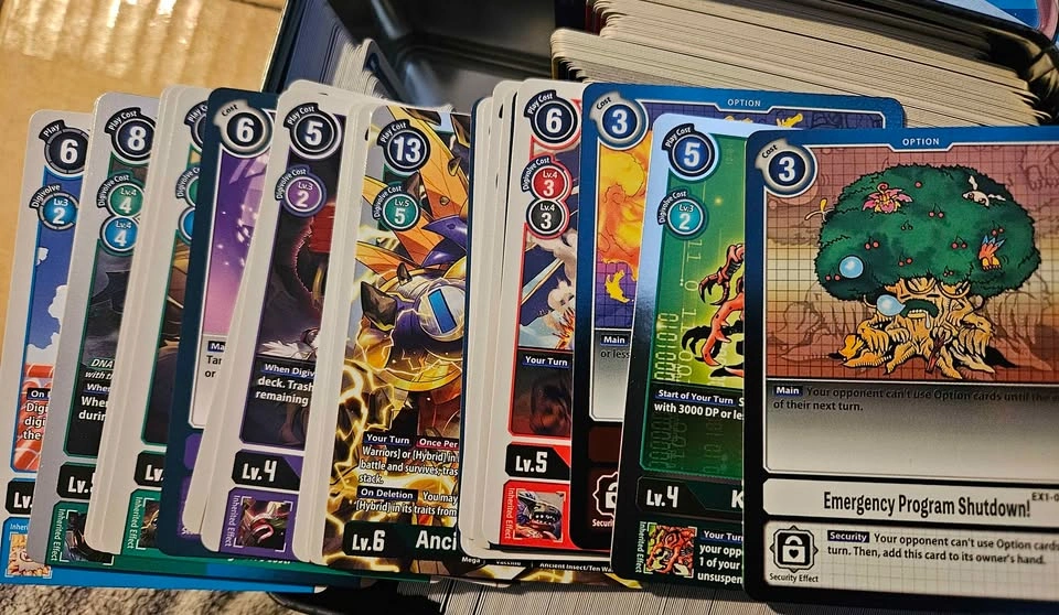 Pokemon Sylveon Tin and Digimon Trading Cards - photo 2