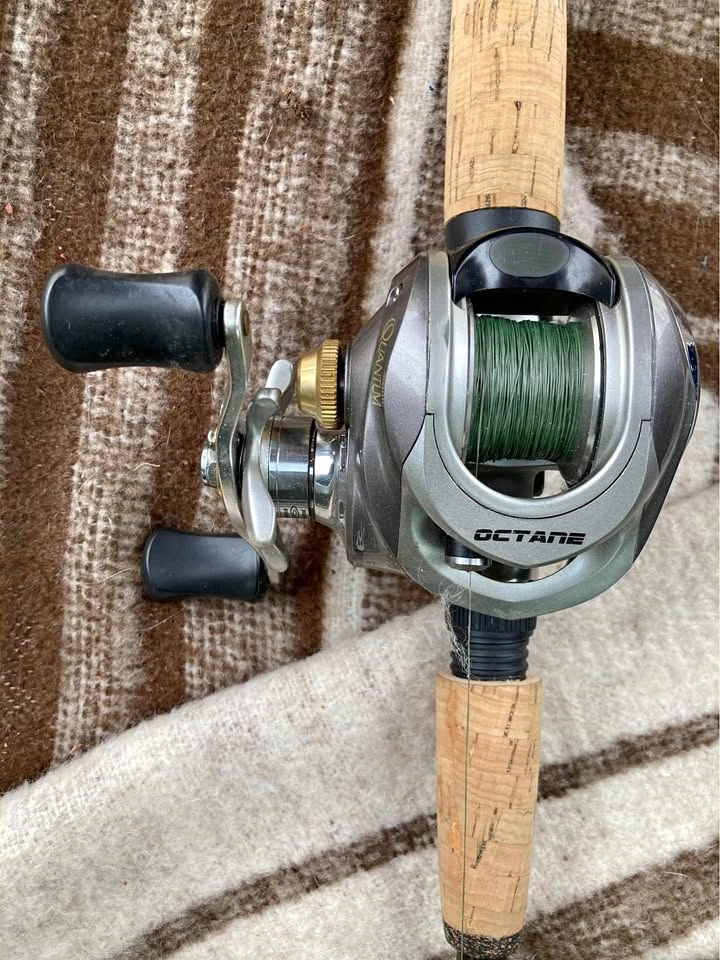 Quantum Octane Bait Casting Reel with 6’ 6” Graphite Rod