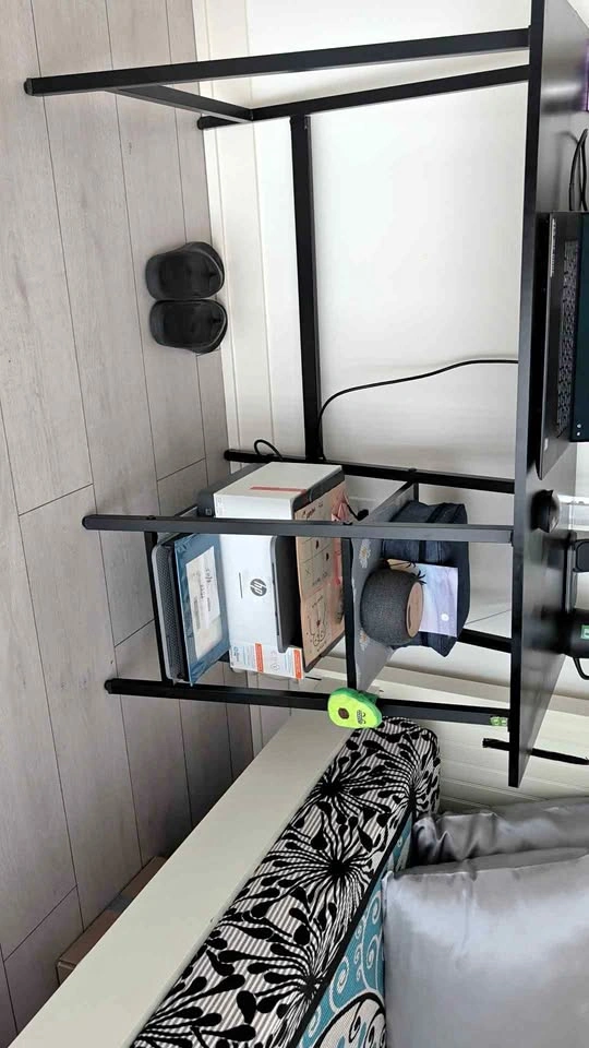 SHW 43-Inch Home Office Trestle Computer Desk