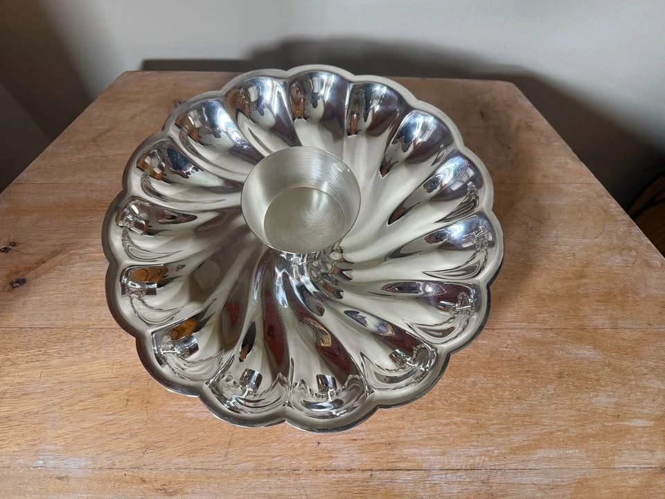 Silver plated serving dish - photo 2