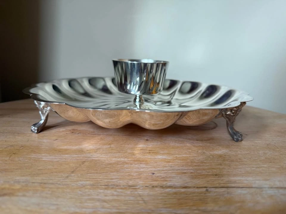 Silver plated serving dish - photo 3