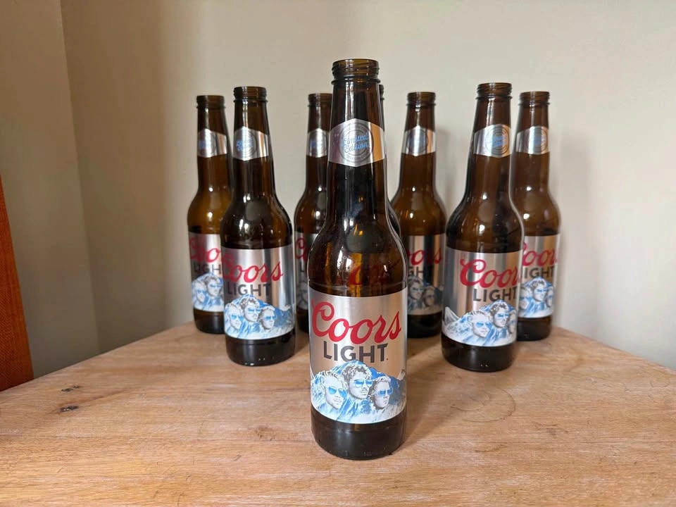 Limited edition Jonas Brother Coors Light bottles
