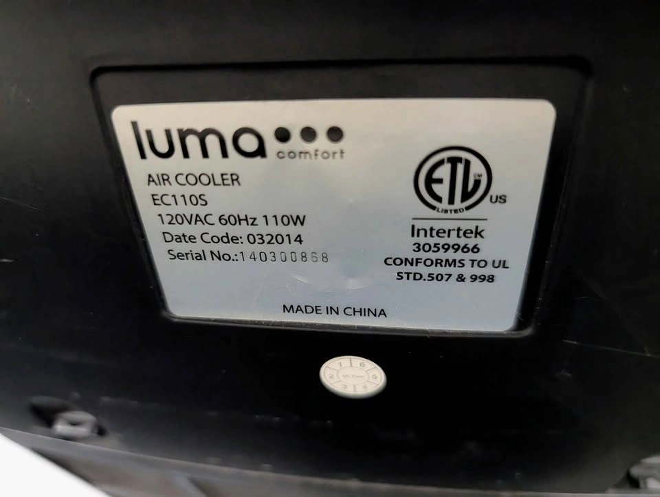 Luma Comfort EC110S Portable Air Conditioner - photo 4