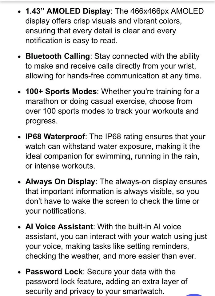 Smart Watch (Answer/Make Call)-Gray color - photo 5