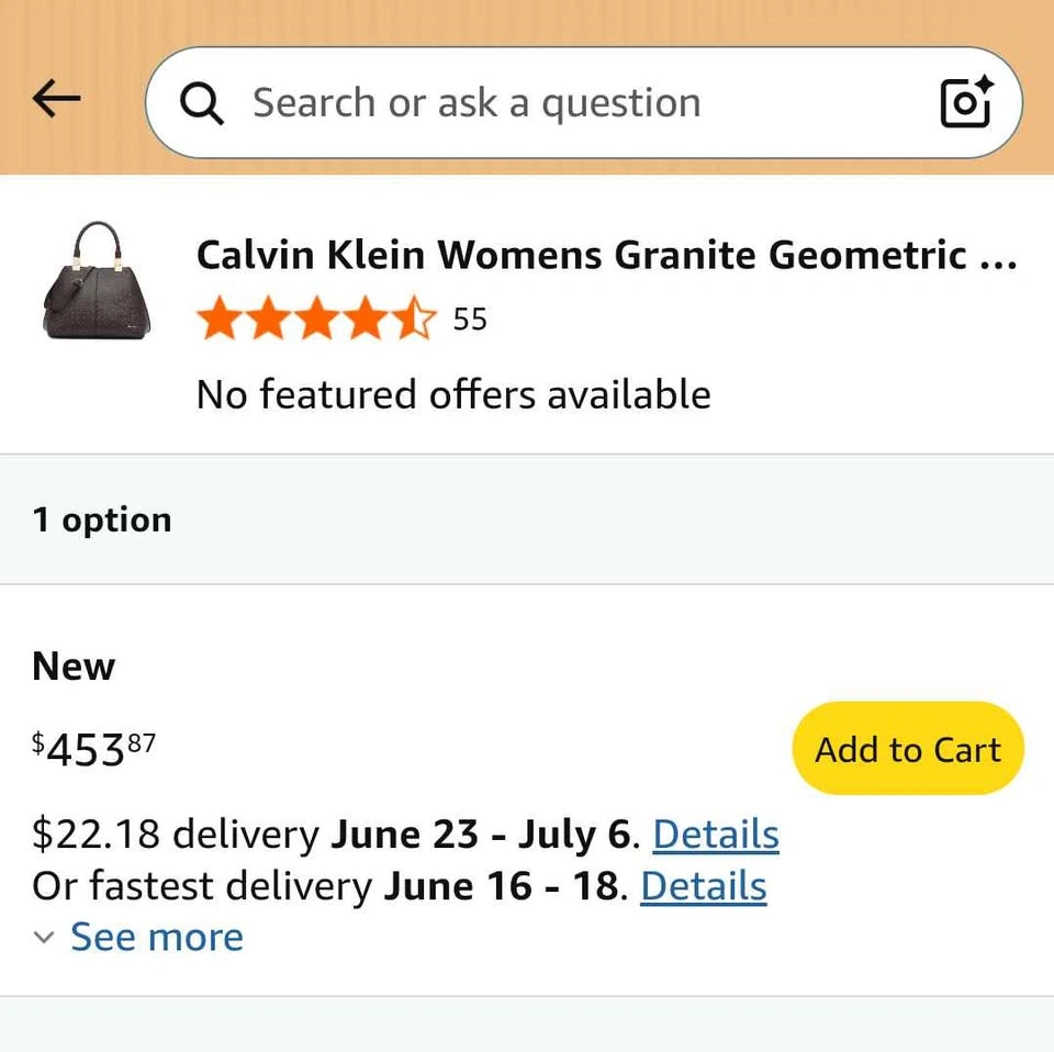 Calvin Klein Womens Granite Signature Satchel - photo 2