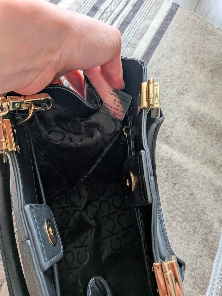 Calvin Klein Womens Granite Signature Satchel - photo 3