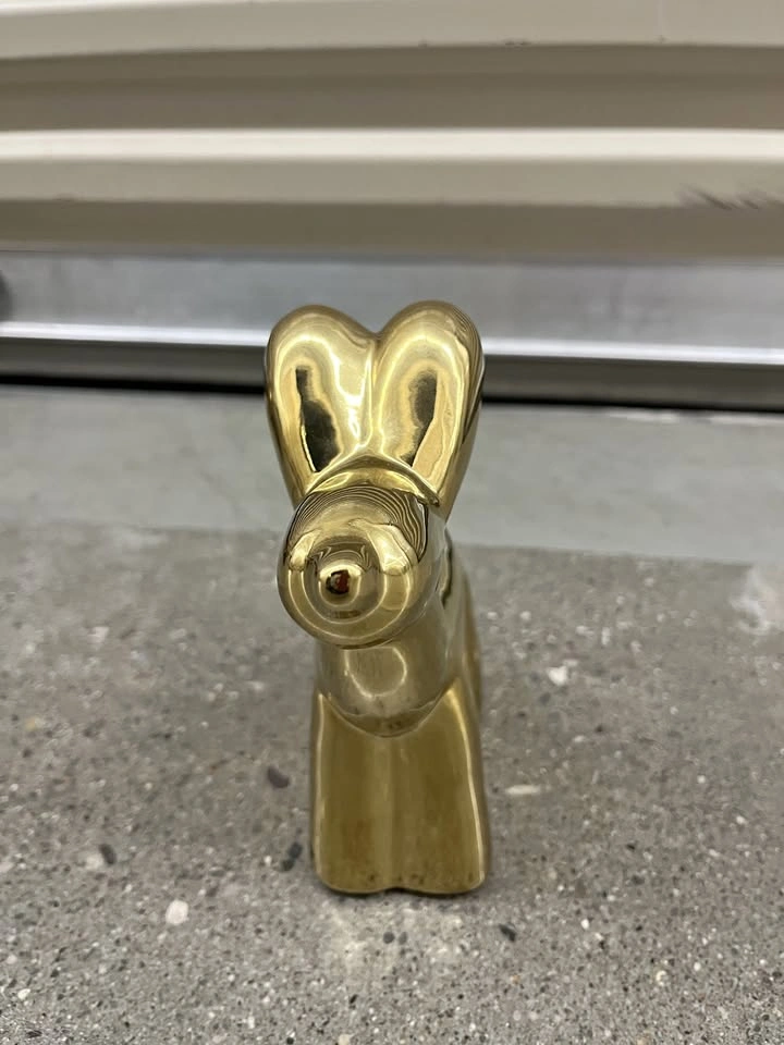 Modern Gold Balloon Dog Figurine – Chic Home Decor