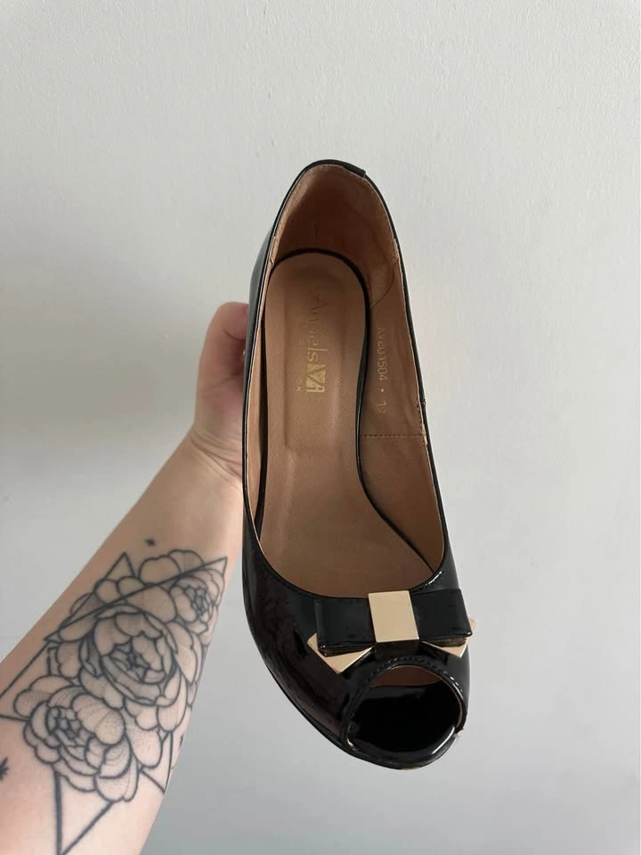 High heels shoes - Genuine Leather, handcrafted. Italian quality - photo 4
