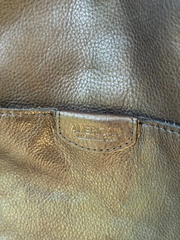 American Leather Genuine Leather Shoulder Bag - Brand New With T - photo 3