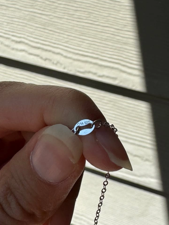 Sterling (925) Silver Wishbone Necklace - Unworn in original box - photo 4