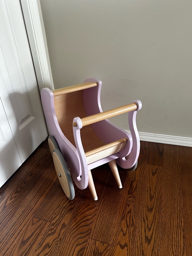 Kinderfeets wood toy pram - photo 2