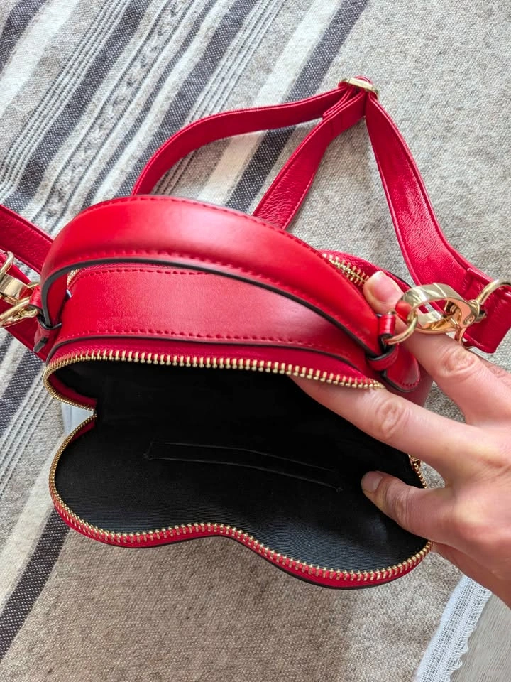 Danier Mini Red Heart Purse - photo 3