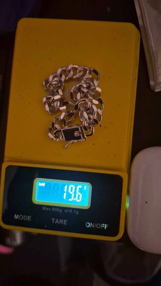 Silver Cuban Link Bracelet 925 - photo 2