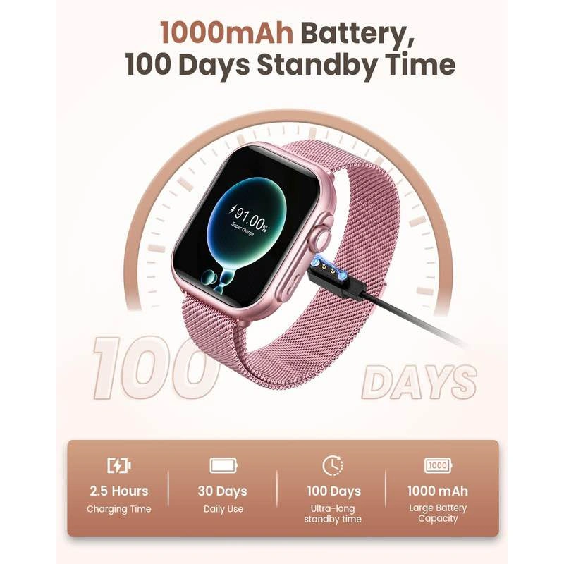 Smart Watch (Answer/Make Call)(Pink) - photo 2