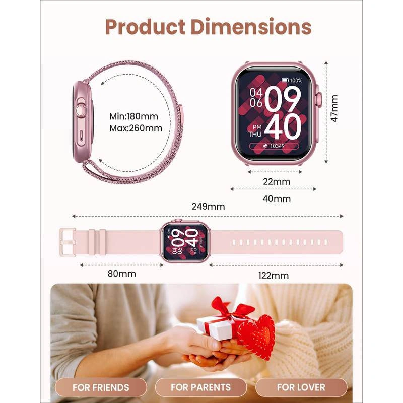Smart Watch (Answer/Make Call)(Pink) - photo 4