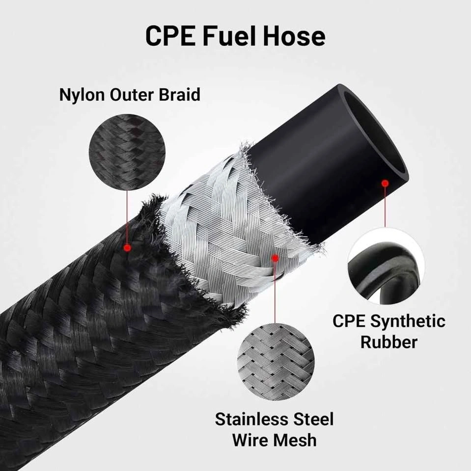 EVIL ENERGY 6AN Nylon Braided Fuel Line Kit 20FT Black - photo 4