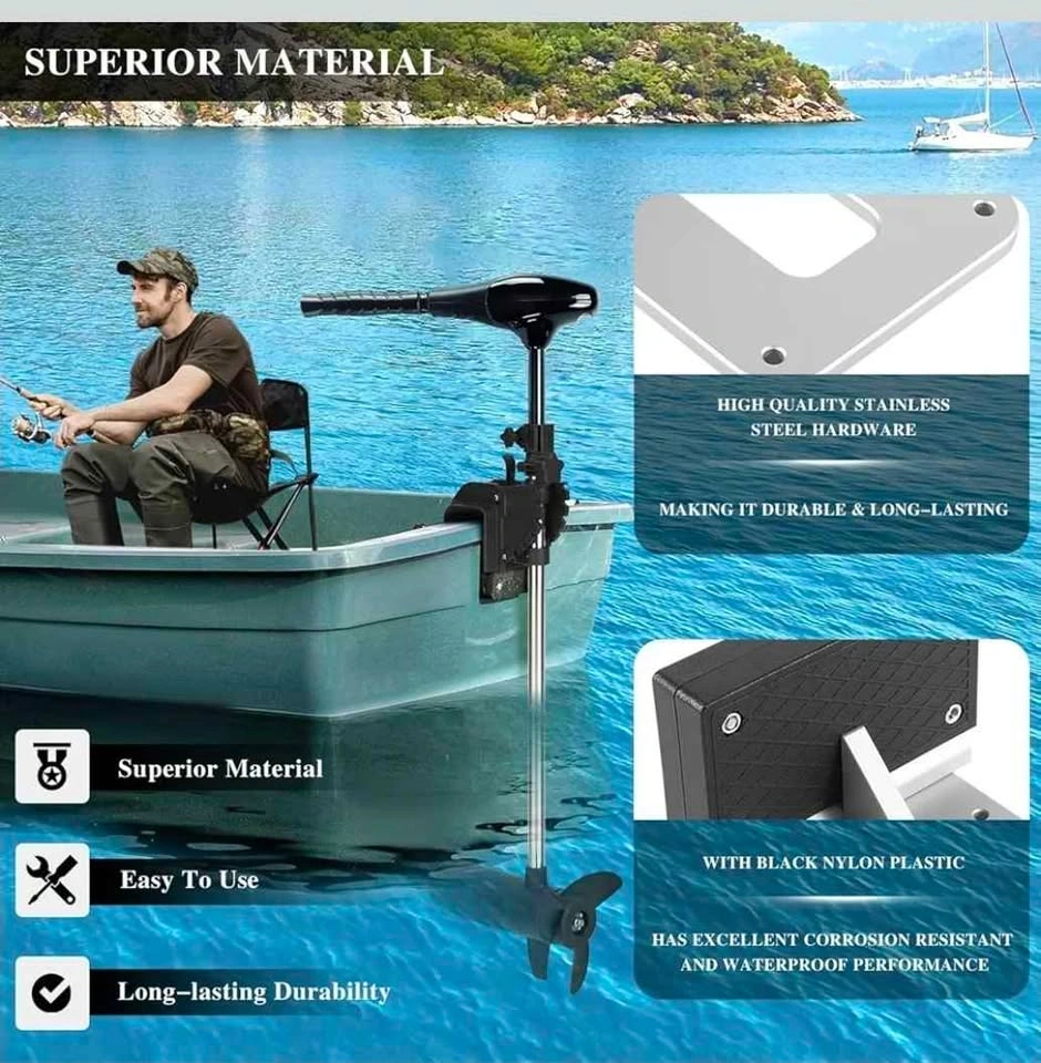 besttruck Universal Transom Trolling Motor Mount for Kayaks - photo 4