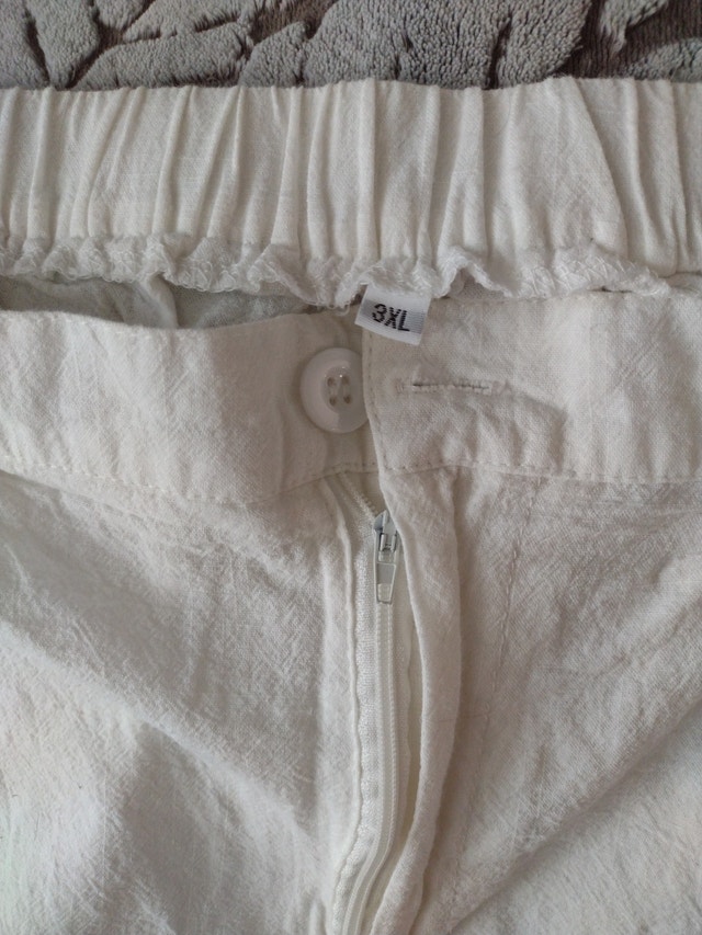 White linen pants, 3XL - photo 2