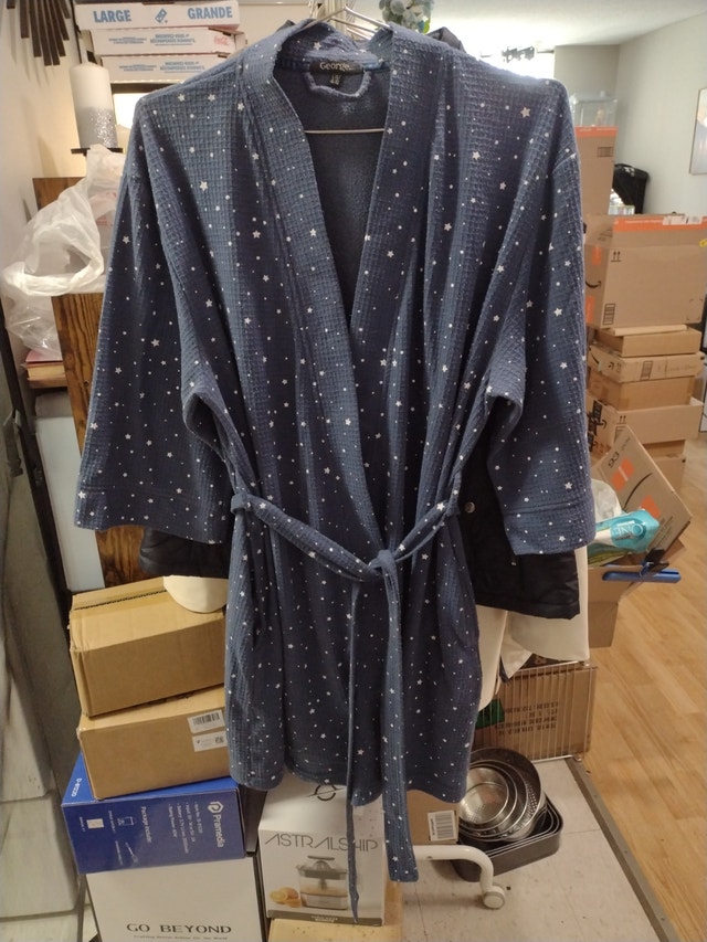 George Bath Robe with Stars