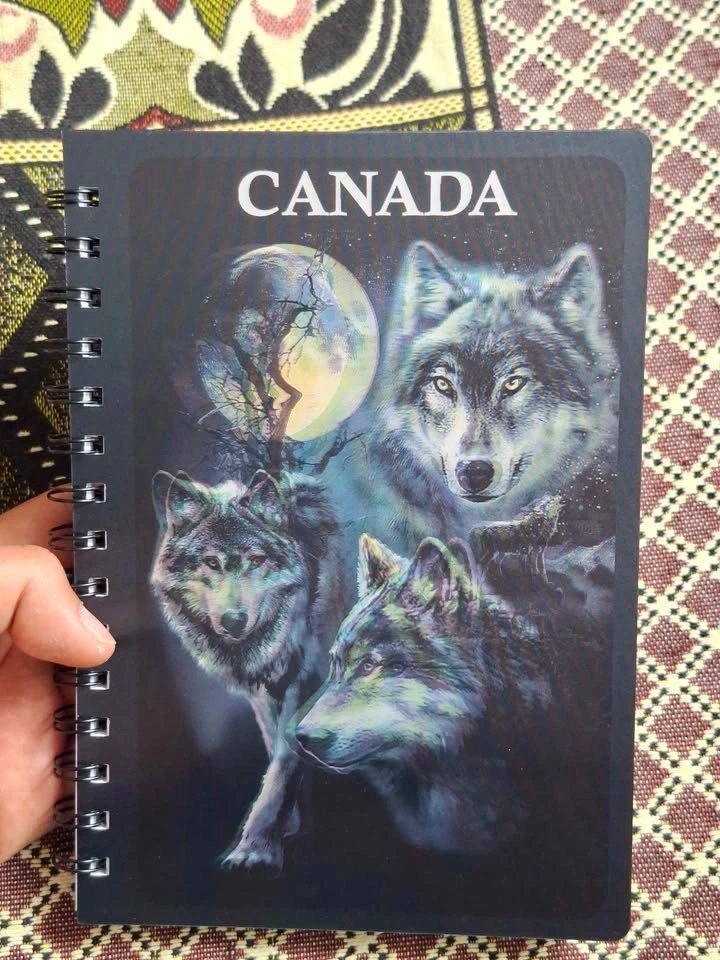 3d Notebook wolf printed - photo 2