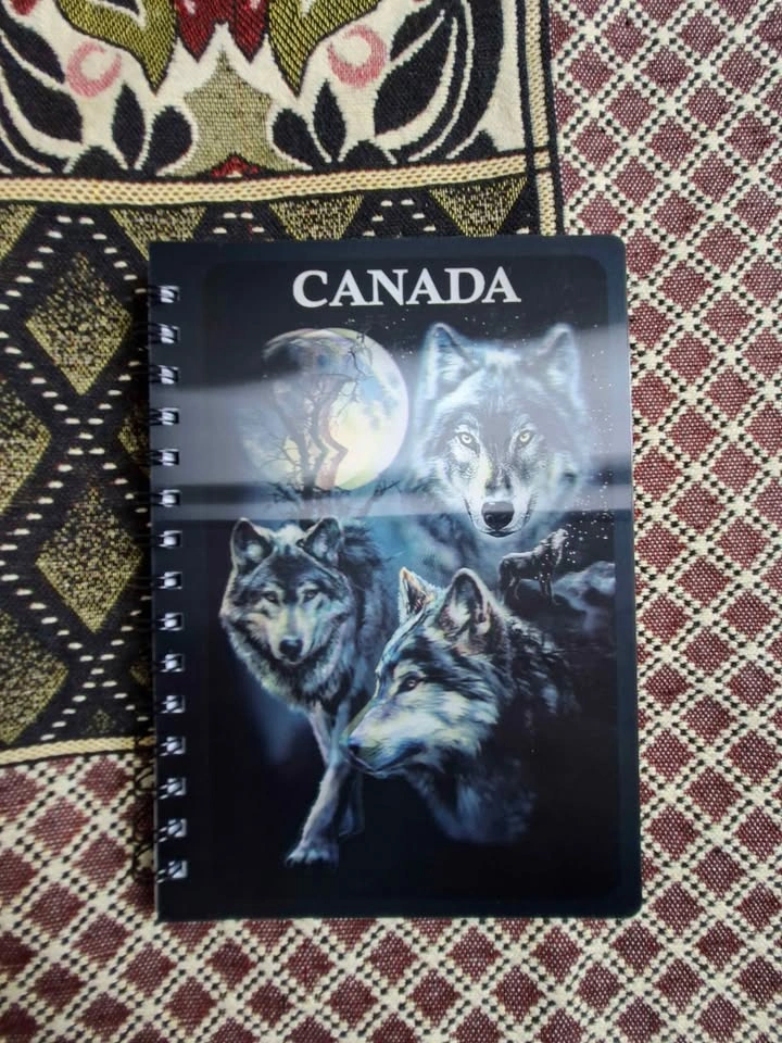 3d Notebook wolf printed - photo 3