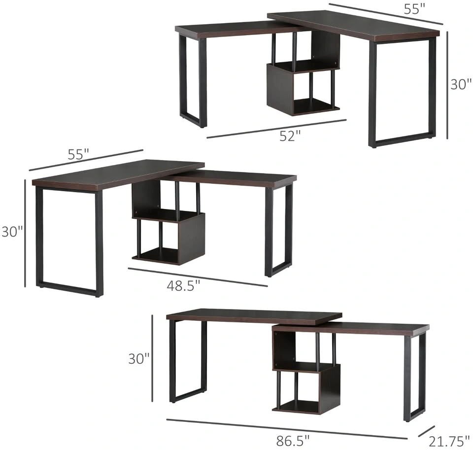 Rotating L-Shaped Desk - photo 2