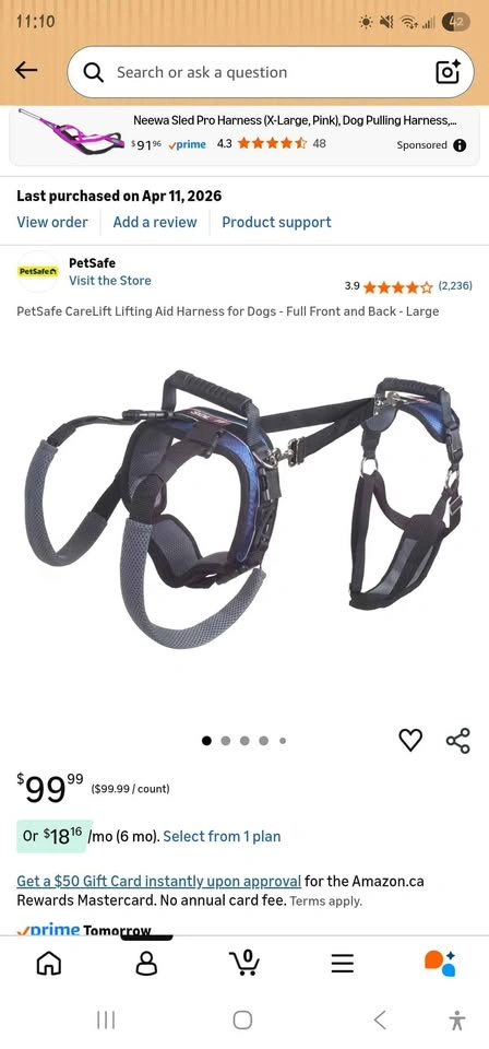 Pet safe Carrying Harness XL - photo 2